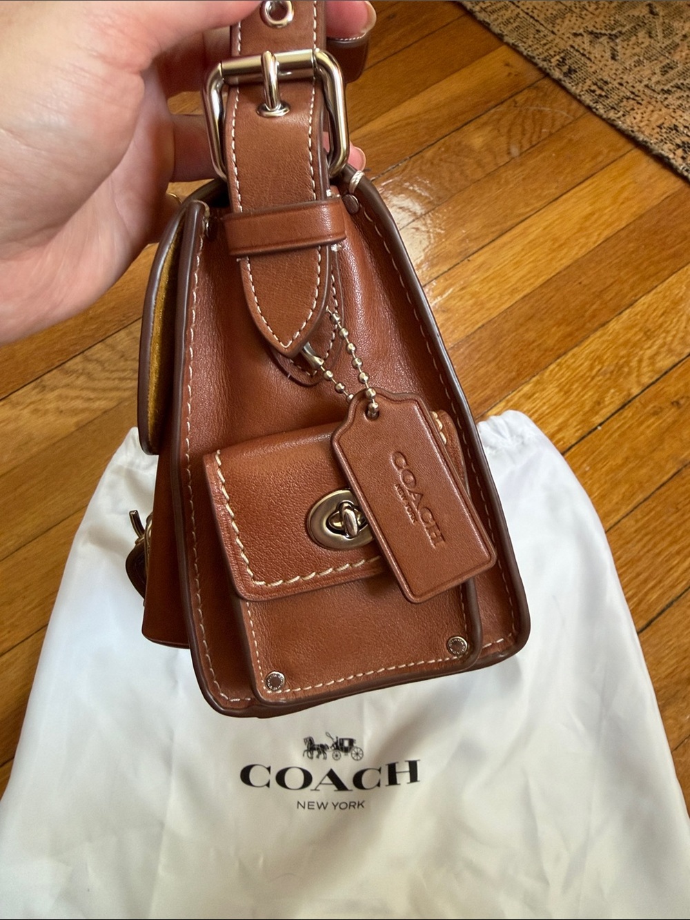 Coach Western Tabby Burnished Amber - Picture 7 of 15